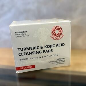 Turmeric & Kojic Acid Cleansing Pads - White
